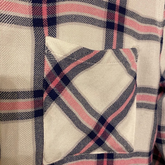 Rails pink and blue button down - Picture 3 of 3